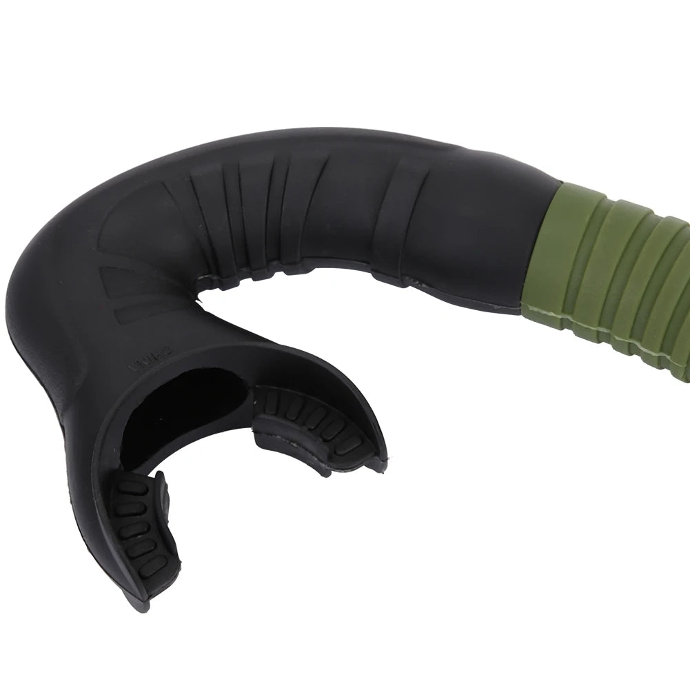 "DiveFisherBase® – Tubo de snorkel profesional de silicona para pesca submarina, apnea y buceo"