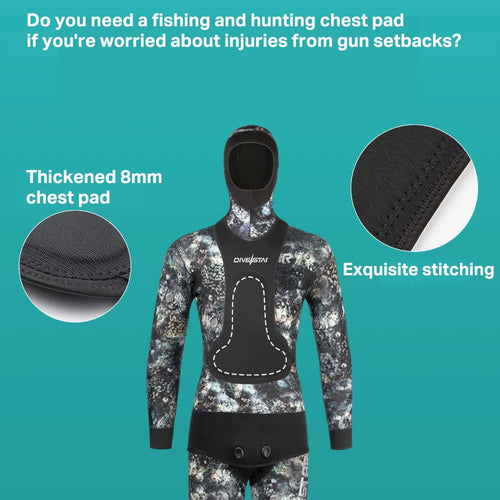 🦺 Chaleco de neopreno con protección pectoral – DiveFisherBase®