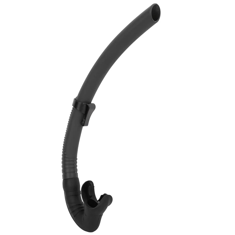 "DiveFisherBase® – Tubo de snorkel profesional de silicona para pesca submarina, apnea y buceo"