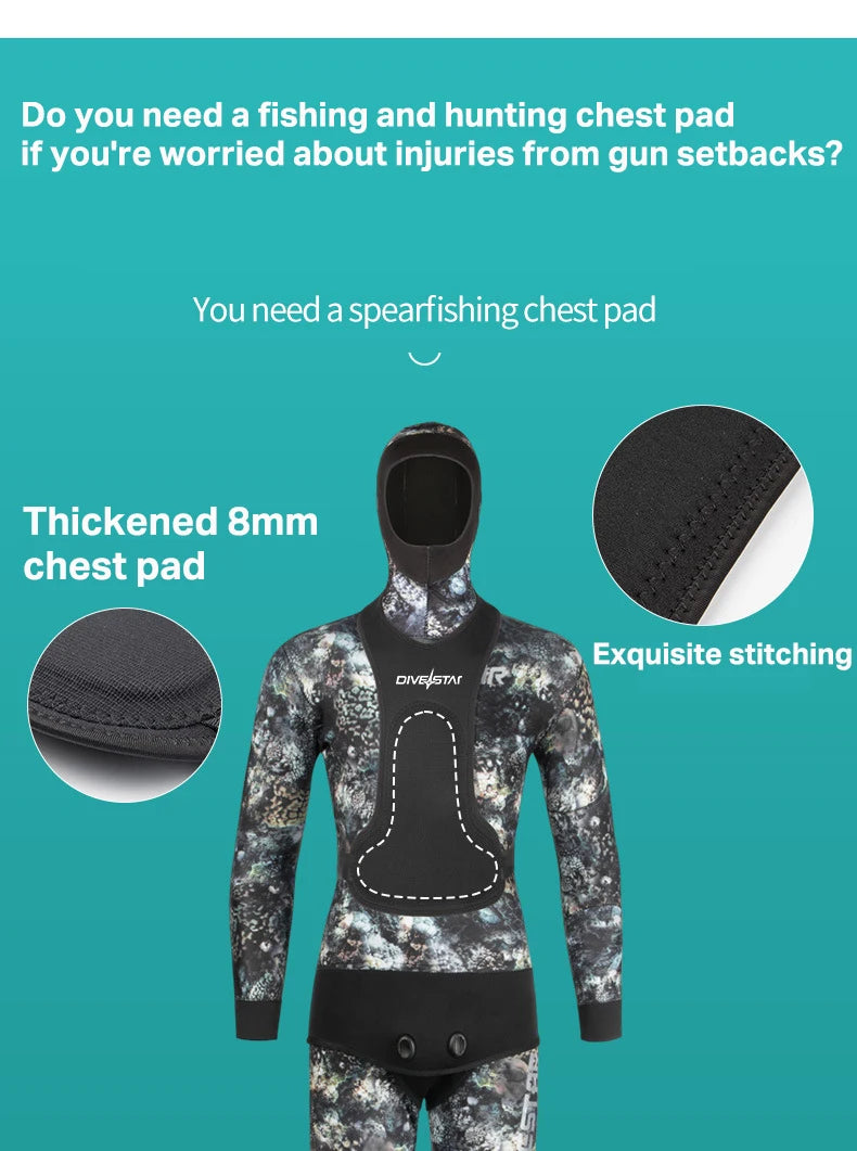 🦺 Chaleco de neopreno con protección pectoral – DiveFisherBase®