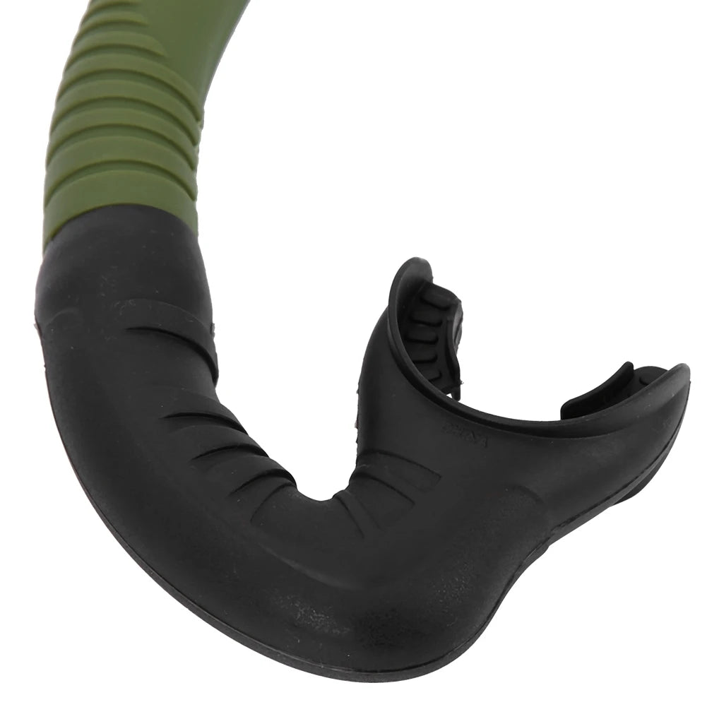 "DiveFisherBase® – Tubo de snorkel profesional de silicona para pesca submarina, apnea y buceo"