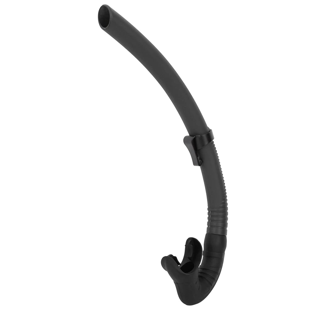 "DiveFisherBase® – Tubo de snorkel profesional de silicona para pesca submarina, apnea y buceo"