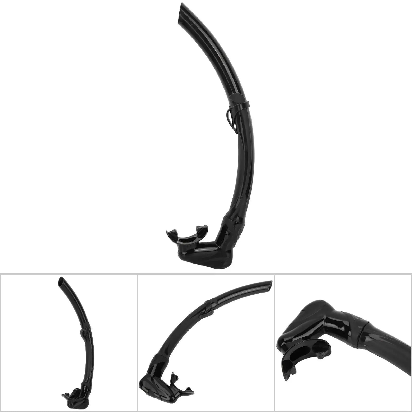 "DiveFisherBase® – Tubo de snorkel profesional de silicona para pesca submarina, apnea y buceo"